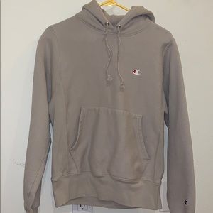 Beige Champion Hoodie